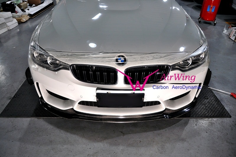 BMW F82 M4 F80 M3 AirWing carbon front canards 01